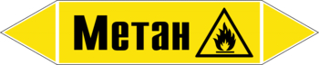 Маркировка трубопровода "метан" (пленка, 507х105 мм) - Маркировка трубопроводов - Маркировки трубопроводов "ГАЗ" - Магазин охраны труда ИЗО Стиль