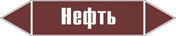 Маркировка трубопровода "нефть" (пленка, 252х52 мм) - Маркировка трубопроводов - Маркировки трубопроводов "ЖИДКОСТЬ" - Магазин охраны труда ИЗО Стиль